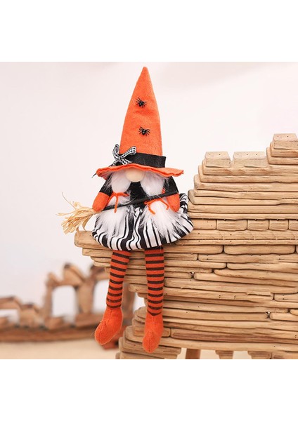 Cadılar Bayramı Gnome Dol Orange