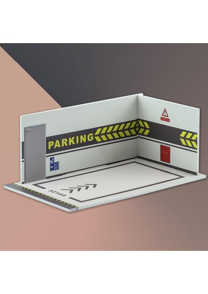 1/32 Model Otopark Sahnesi Yeraltı 32168 Beyaz