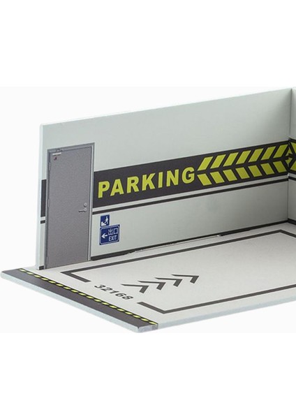 1/32 Model Otopark Sahnesi Yeraltı 32168 Beyaz