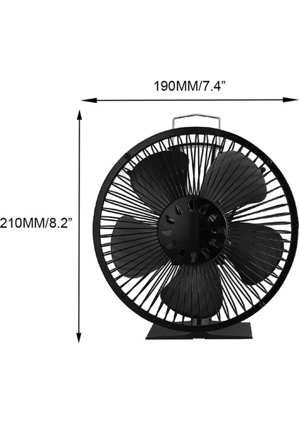 Isı ile Powered Fan Şömine Üst Düzenli Sıcak Hava Ahşap Için fırsatları