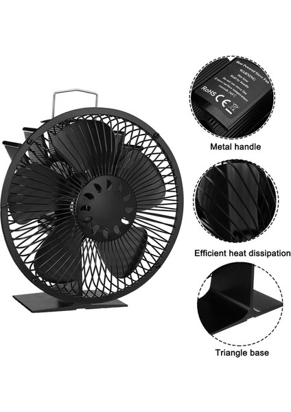 Isı ile Powered Fan Şömine Üst Düzenli Sıcak Hava Ahşap Için indirimleri