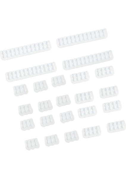 24 Pcs Gpu 6 Pın 24 Pın Klip Düzenleme Kıt Beyaz (Yurt Dışından)