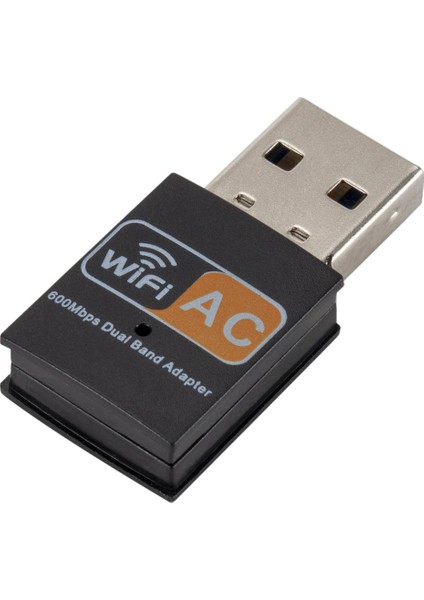 Kablosuz Lan USB Pc Wifi Adaptör Ağı 600MBPS Çift Bant 5g (Yurt Dışından)