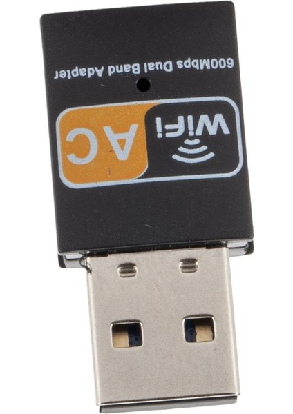 Kablosuz Lan USB Pc Wifi Adaptör Ağı 600MBPS Çift Bant 5g (Yurt Dışından)
