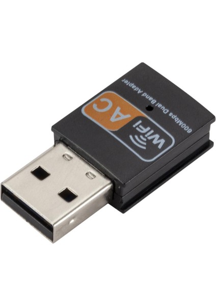 Kablosuz Lan USB Pc Wifi Adaptör Ağı 600MBPS Çift Bant 5g (Yurt Dışından)