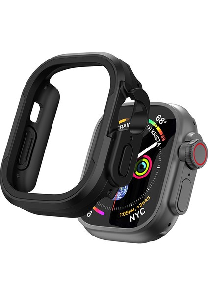 Apple Watch Ultra 49MM Zırh Koruyucu Wiwu JD-101 Defender Akıllı Saat Kasa Koruyucu