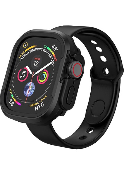 Apple Watch Ultra 49MM Zırh Koruyucu Wiwu JD-101 Defender Akıllı Saat Kasa Koruyucu