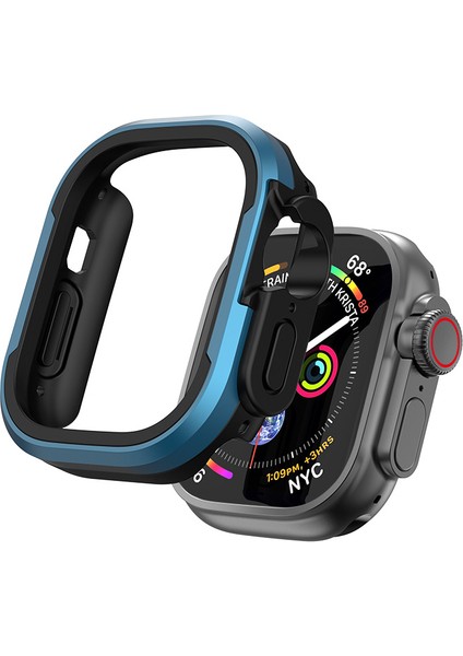 Apple Watch Ultra 49MM Zırh Koruyucu Wiwu JD-101 Defender Akıllı Saat Kasa Koruyucu