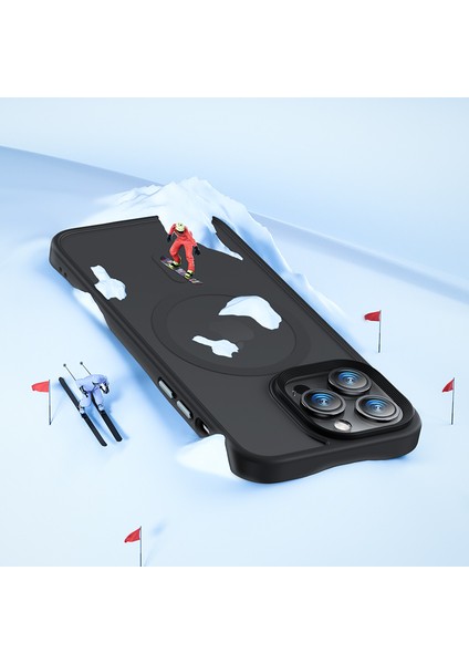 Apple iPhone 14 Pro Max Kılıf Magsafe Şarj Özellikli Benks Mist Hybrid Kapak