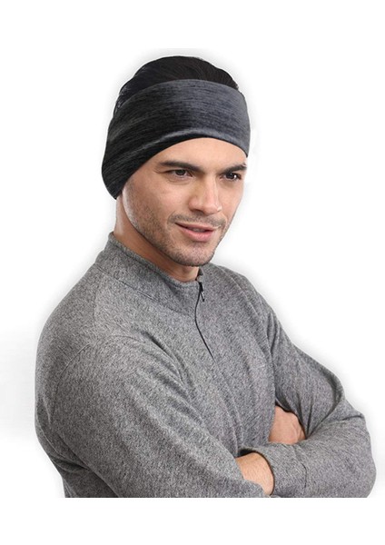 Kış Kafa Bandı Açık Sıcak Kulak Isıtı Muffs Kapak Kayak Spor Ter Bandı Siyah indirimleri