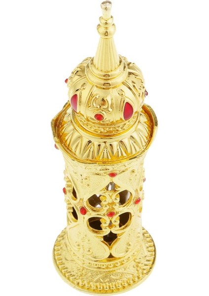 1 Pip 3ml Retro Esansiyel Yağ Parfüm Şişe Cam Metal Parfüm Şişe Altın