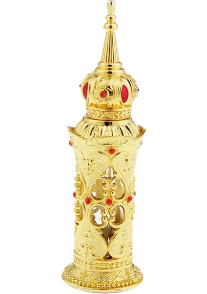 1 Pip 3ml Retro Esansiyel Yağ Parfüm Şişe Cam Metal Parfüm Şişe Altın indirimleri