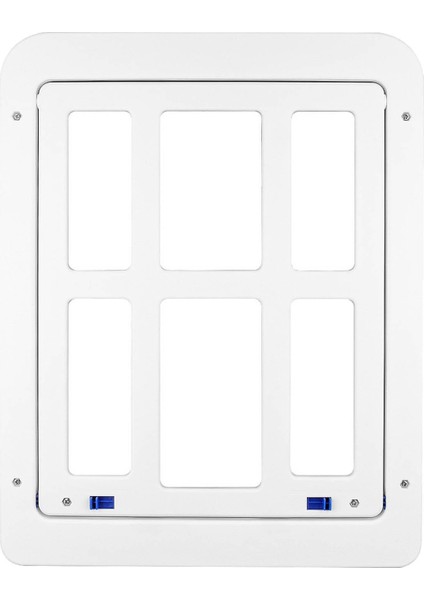 Köpek Kedi Kapısı Çerçevesi Kilitleme Fonksiyonu ile Kendi Kendini Kapatma Evcil Hayvan Kapısı (Yurt Dışından)