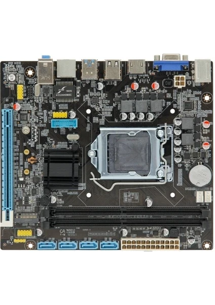 Intel H110 Soket Lga1151 Ddr4 2400 Mhz M.2 Nvme Vga Hdmı Anakart