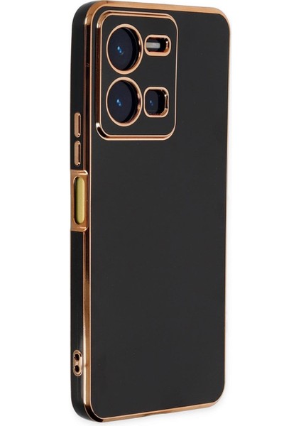 Vivo Y22S Kılıf Olive Plated Siyah