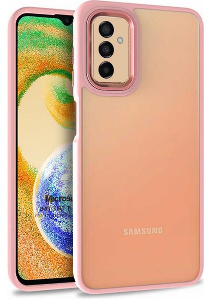 Samsung Galaxy A04S Kılıf Bright Planet Rose Gold