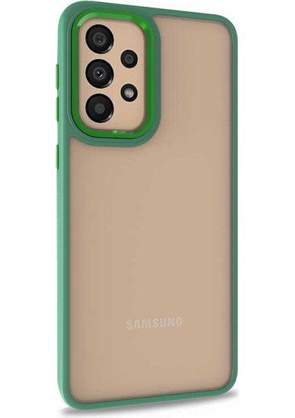 Samsung Galaxy A23 Kılıf Bright Planet Yeşil