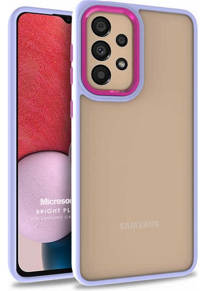 Samsung Galaxy A23 Kılıf Bright Planet Lila