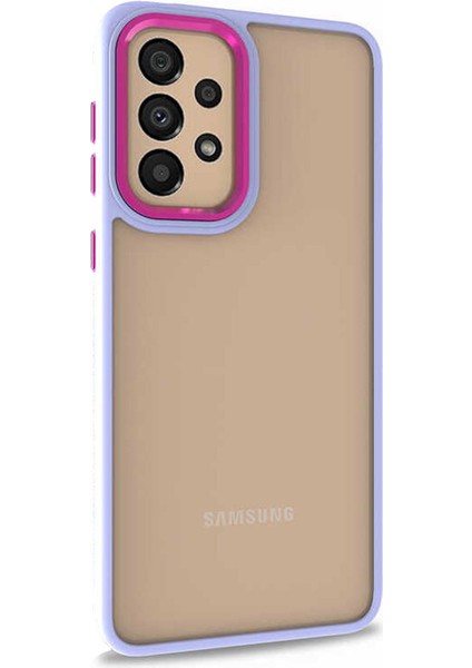 Samsung Galaxy A23 Kılıf Bright Planet Lila