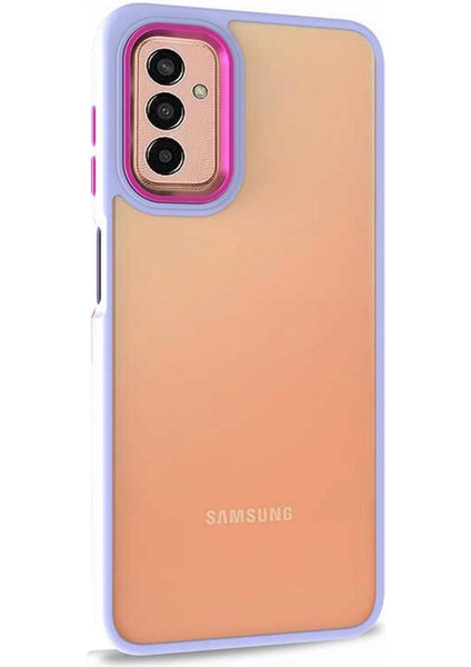 Samsung Galaxy A04S Kılıf Bright Planet Lila