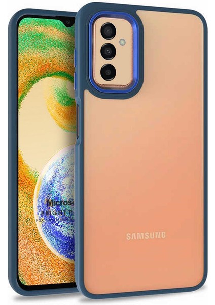 Samsung Galaxy A04S Kılıf Bright Planet Lacivert