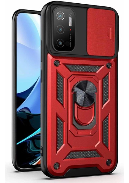 Xiaomi Poco M3 Kılıf Impact Resistant Kırmızı