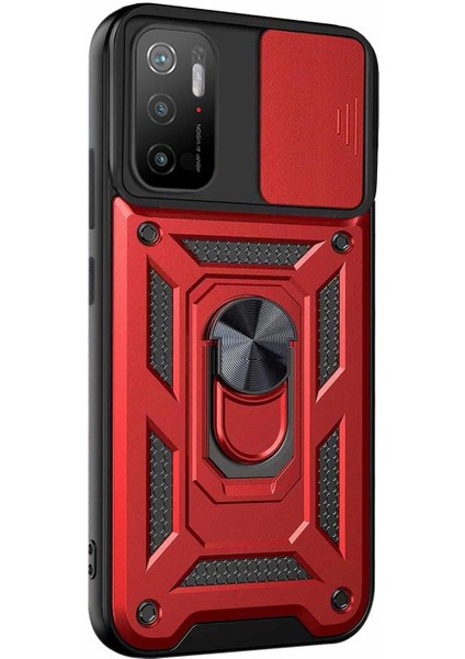 Xiaomi Poco M3 Kılıf Impact Resistant Kırmızı