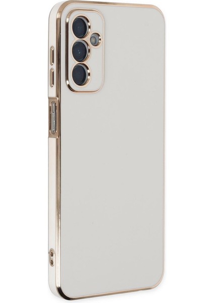 Samsung Galaxy M23 Kılıf Olive Plated Beyaz