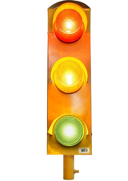 Ø100 Üçlü Multi LED Trafik Lamba MS 8027 24VDC