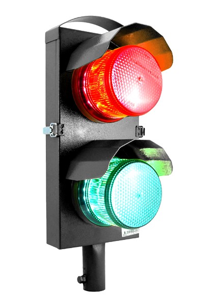 Ø100 Ikili Sabit Ampul Trafik Lamba MS 8017 220VAC