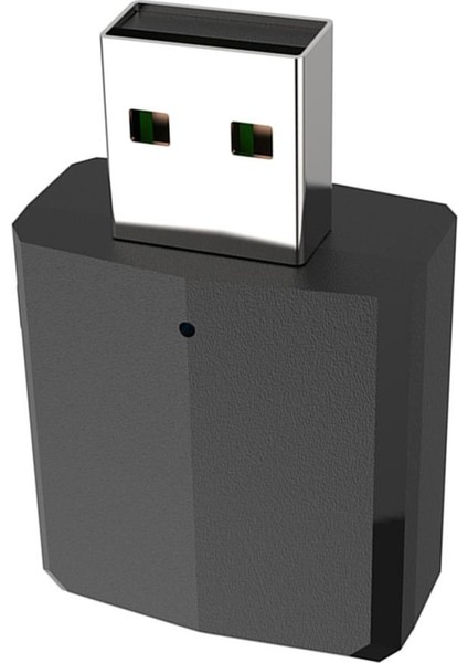 3'ü 1 Arada Bluetooth 5.0 USB Bluetooth Adaptör Ses Alıcı Siyah (Yurt Dışından)