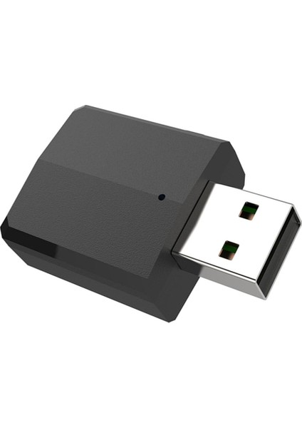 3'ü 1 Arada Bluetooth 5.0 USB Bluetooth Adaptör Ses Alıcı Siyah (Yurt Dışından)