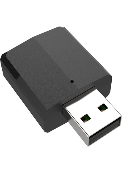 3'ü 1 Arada Bluetooth 5.0 USB Bluetooth Adaptör Ses Alıcı Siyah (Yurt Dışından)