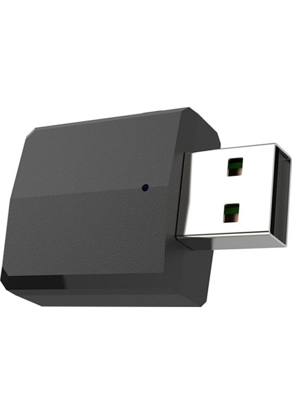 3'ü 1 Arada Bluetooth 5.0 USB Bluetooth Adaptör Ses Alıcı Siyah (Yurt Dışından)