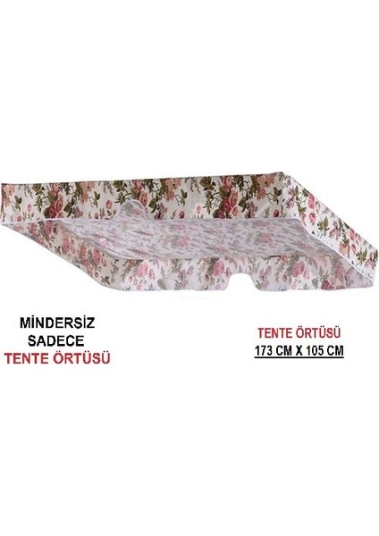 Tente Salıncak Tentesi Gölgelik (2 Kişilik)Tente Gölgelik 173X105 Cm-Ingiliz Gülü