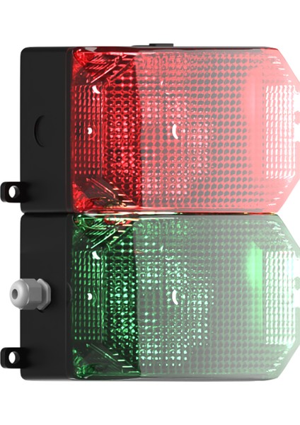 2 Kat Küp LED Multifonksiyon Ikaz Lamba MS 218 220VAC