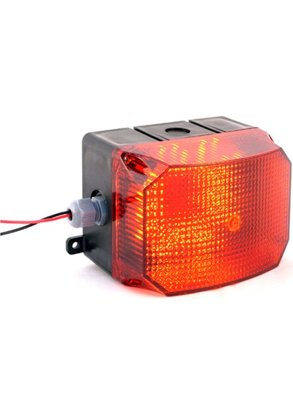 Küp LED Multifonksiyon Ikaz Lamba MS 250 Kırmızı 110-220VAC