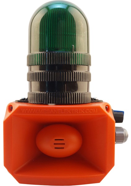 LED Multifonksiyon 43 Ses Siren Ses Ayarlı MS 233 Yeşil 110-220VAC