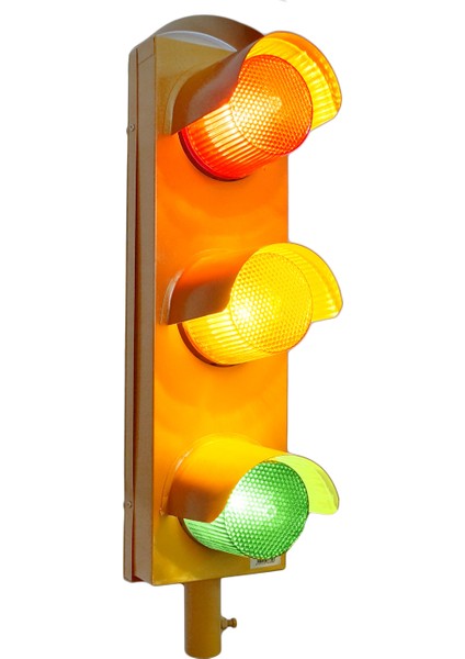 Ø100 Üçlü Multi LED Trafik Lamba MS 8027 220VAC
