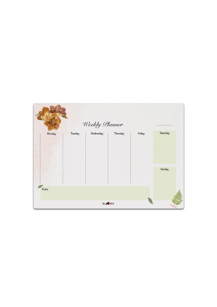 Haftalık Planlıyıcı 3'lü Set Güz Ingilizce fiyatları