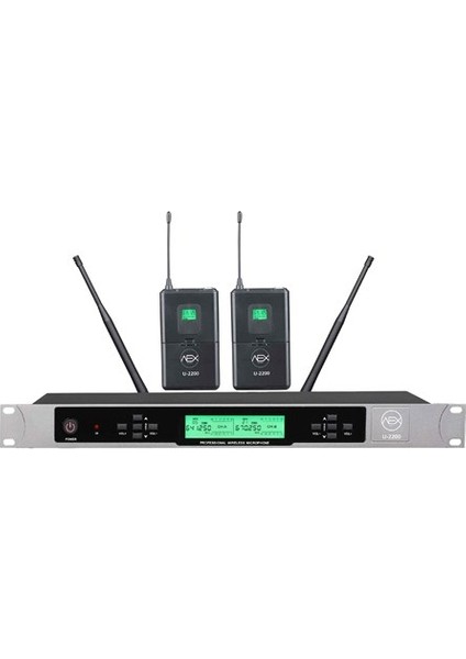 U-2200 2 Yaka Uhf Dijital Receiver