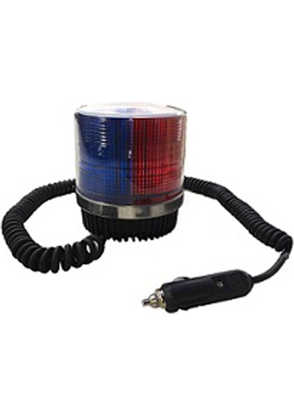 Ø100 Polis Tepe Lambası Kırmızı Mavi MS 1374 12VDC