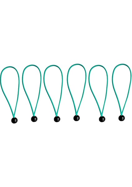 6Parça 15Cm Güçlü Dayanıklı Top Bungee Kablosu Muşamba Kanopi Bağları Elastik Kayışlar Yeşil (Yurt Dışından) fiyatları