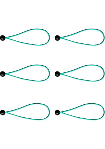 6Parça 15Cm Güçlü Dayanıklı Top Bungee Kablosu Muşamba Kanopi Bağları Elastik Kayışlar Yeşil (Yurt Dışından) fırsatları