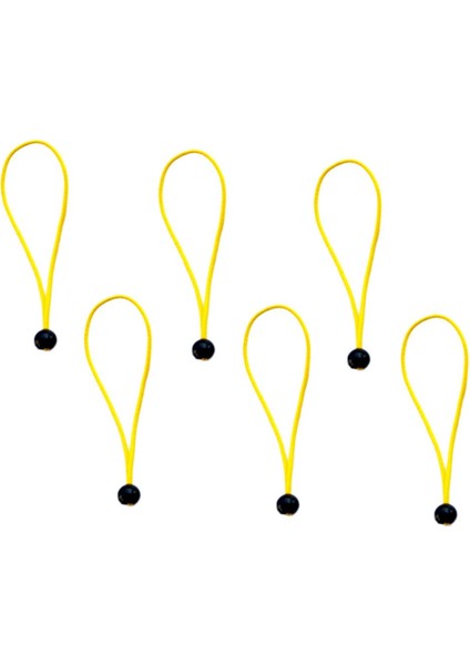6Parça 15Cm Güçlü Dayanıklı Top Bungee Kablosu Muşamba Kanopi Bağları Elastik Kayışlar Sarı (Yurt Dışından) fırsatları