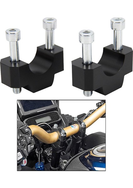 Crf1100L Siyah Için Alüminyum Gidon Yükseltici Montaj Braketi (Yurt Dışından) fırsatları