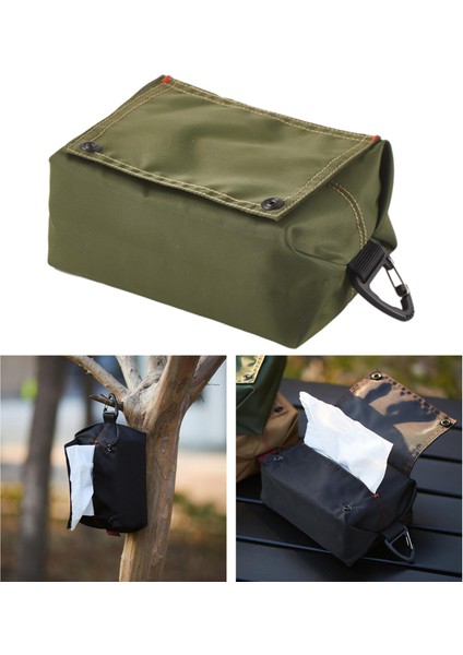 Kamp Doku Kutusu Kancalar Peçete Kılıfı Dekor Yeşil (Yurt Dışından) fiyatları