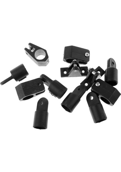 22Mm 6Parça Göz Ucu 4Parça Çene Slaydı + 2Parça Güverte Erkekteşe Tekne Bimini Üst Bağlantı (Yurt Dışından)