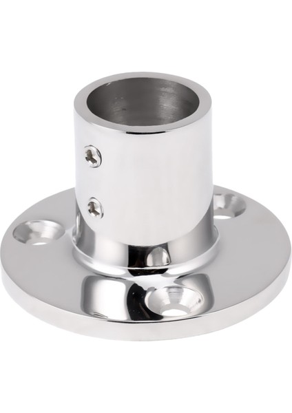 Tekne Rayı Takma 1 "Tüp 25Mm Stanchıon Yuvarlak Taban Deniz Paslanmaz Çelik Gümüş5 (Yurt Dışından)