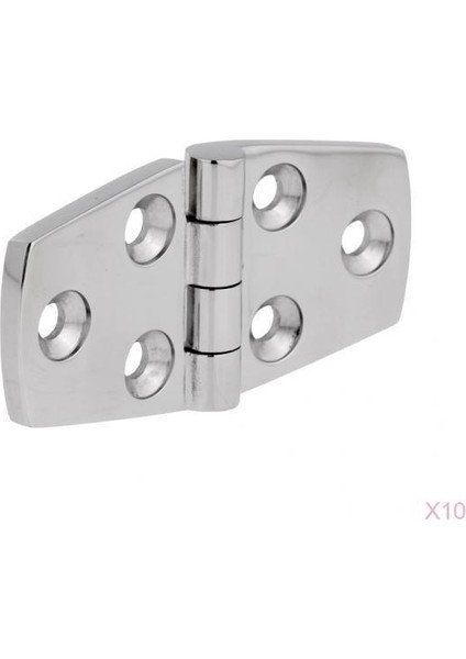 10Parça 316 Paslanmaz Çelik Döküm Erkekteşe Kapısı Erkekteşe Tekne Yat Rv 76X38Mm (Yurt Dışından)